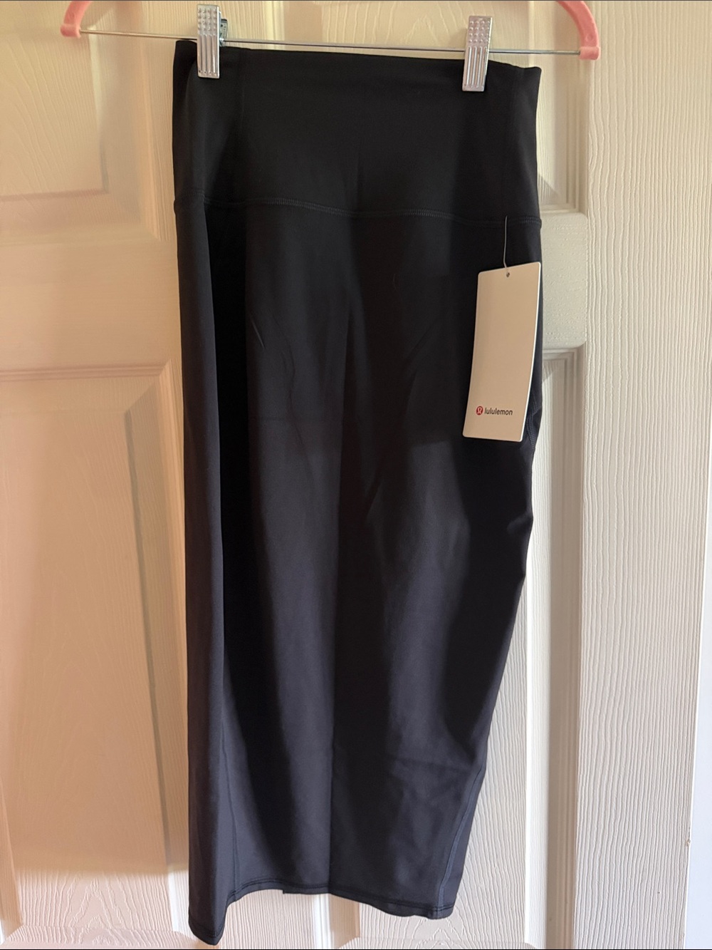 lululemon athletica Black High-Rise Nulu Midi Skirt
